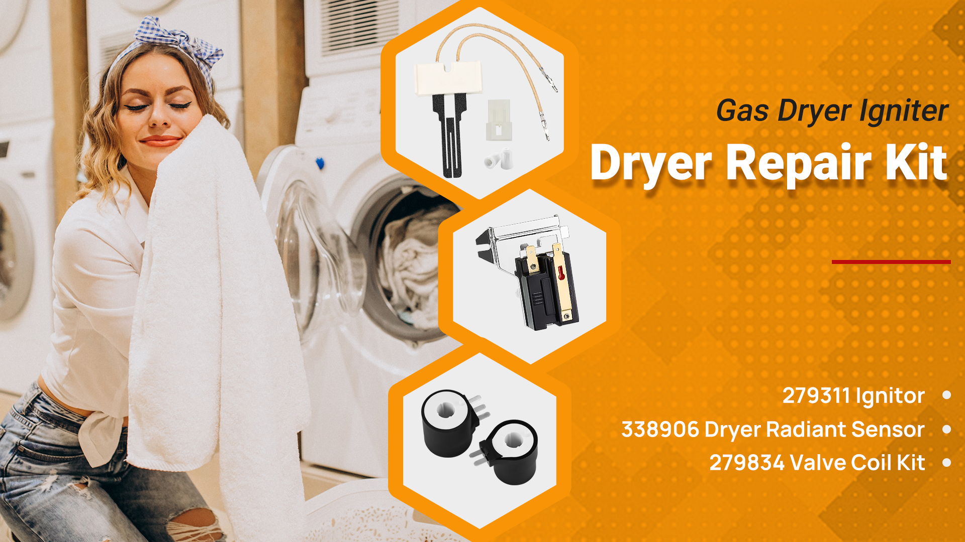 にむ Amazon.com: Whirlpool 279311 Igniter for Dryer, White